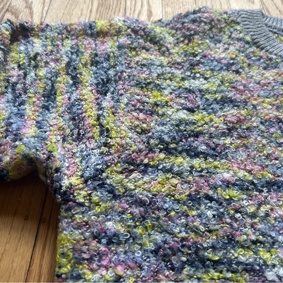 CeCe multicolored popcorn knit sweater - Size M - Picture 3 of 4